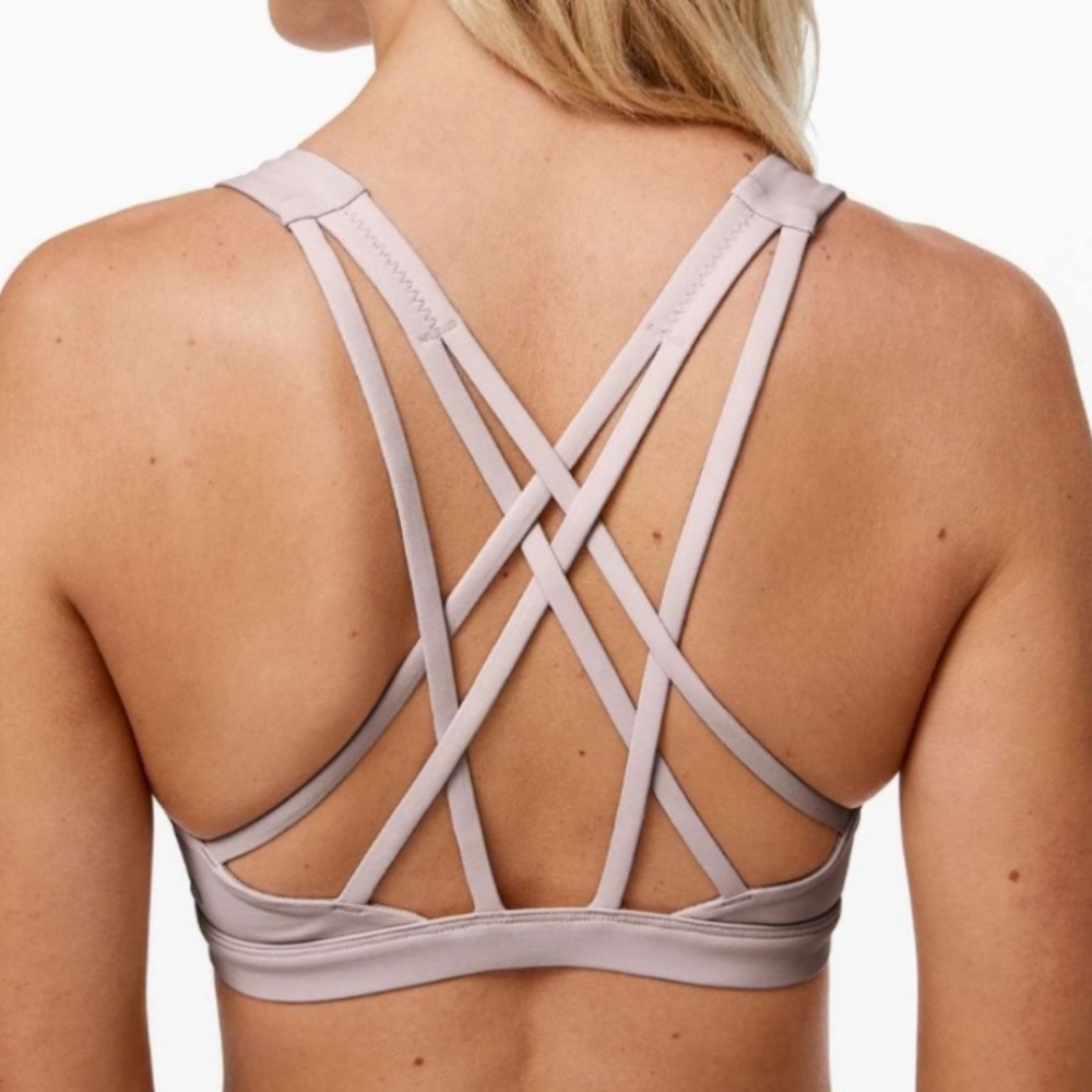 Size 2 Lululemon pink sports bra
